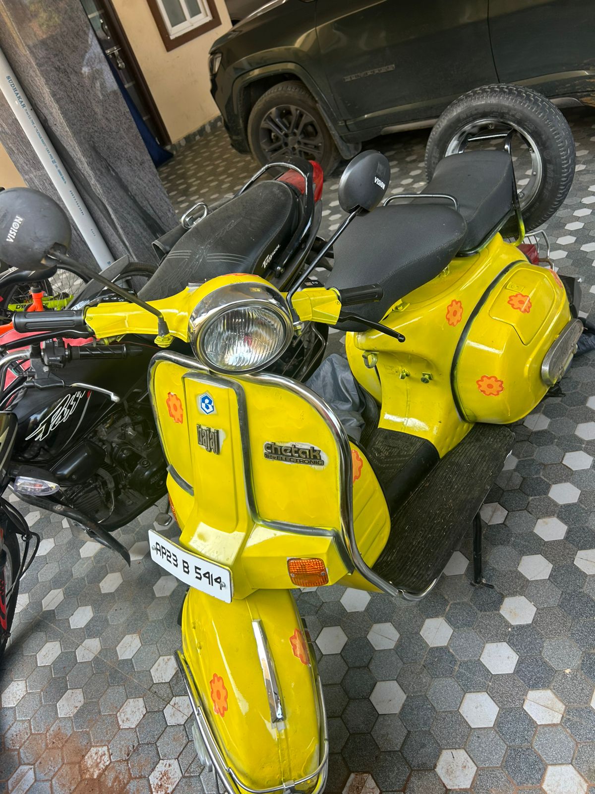 Vintage Scooter game activity rent in Jorhat